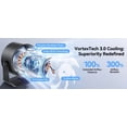 thumbnail image 3 of ICQOVD Portable Fan Desktop Fan with Digital Display Humidifier Function,Usb Rechargeable Portable Cooling Fan, 3 of 9