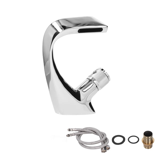 Bathroom Faucets G1/2 Thread Stylish Lift Type Sink Water Tap with Copper Core Hose for Bathroom Hotel Homestay Kitchen