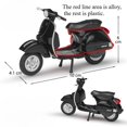 thumbnail image 3 of WELLY 1/18 Alloy 2016 VESPA PX Diecast Motorbike Model Simulation Model Vehicles Collectible Hobbies Collection Children Gift WHITE, 3 of 5
