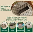 thumbnail image 5 of fazzn 80 Gallon Resin Deck Box Outdoor Indoor Waterproof Storage Box for Patio Furniture Pool Accessories Storage for Cushion Garden Tools (Brown), 5 of 7