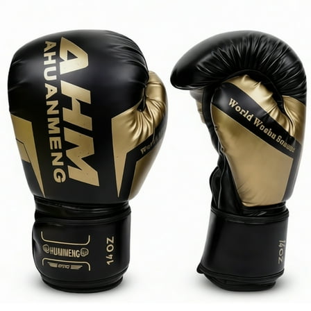 START MAKERS 14OZ Boxing Gloves for Men and Women, Boxing Gloves, Boxing Gloves 14 oz, Sparring Gloves, MMA Gloves, Training and Workout(Black)