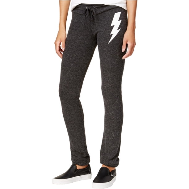 Dream Scene Womens Graphic Athletic Jogger Pantalones, Negro, X-Small Dream Scene Persona que practica jogging
