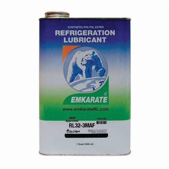 Nu-Calgon Refrigeration Lubricant,POE,1 qt 4314-64
