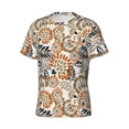 thumbnail image 3 of Rocae Floral Paisley for Men's Moisture-Wicking Crew Tee - T-Shirt for Sports, Outdoor Activities, and Casual WearMedium, 3 of 9