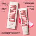 thumbnail image 6 of oVertone Daily Color Depositing Conditioner 4.5oz Temporary Hair Dye Conditioner with Shea Butter, Moisturizing Vegan & Cruelty-Free, For All Hair Types & Color-Treated Hair, Golden Rose, 6 of 8