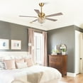 thumbnail image 4 of Parrot Uncle 52-Inch Modern Crystal Chandelier Ceiling Fan with Remote Control, 4 of 15