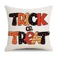 thumbnail image 2 of Pandiboks 18x18in Throw Pillow Covers Halloween Couch Pillow Covers Multicolor Square Autumn Linen for Den、Home Office, 2 of 6