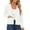 White, variant on AskLazy Women's Open Front Cardigan Casual Loose Lightweight Cardigans Sweater,US Size,Dark Green(S-2XL)