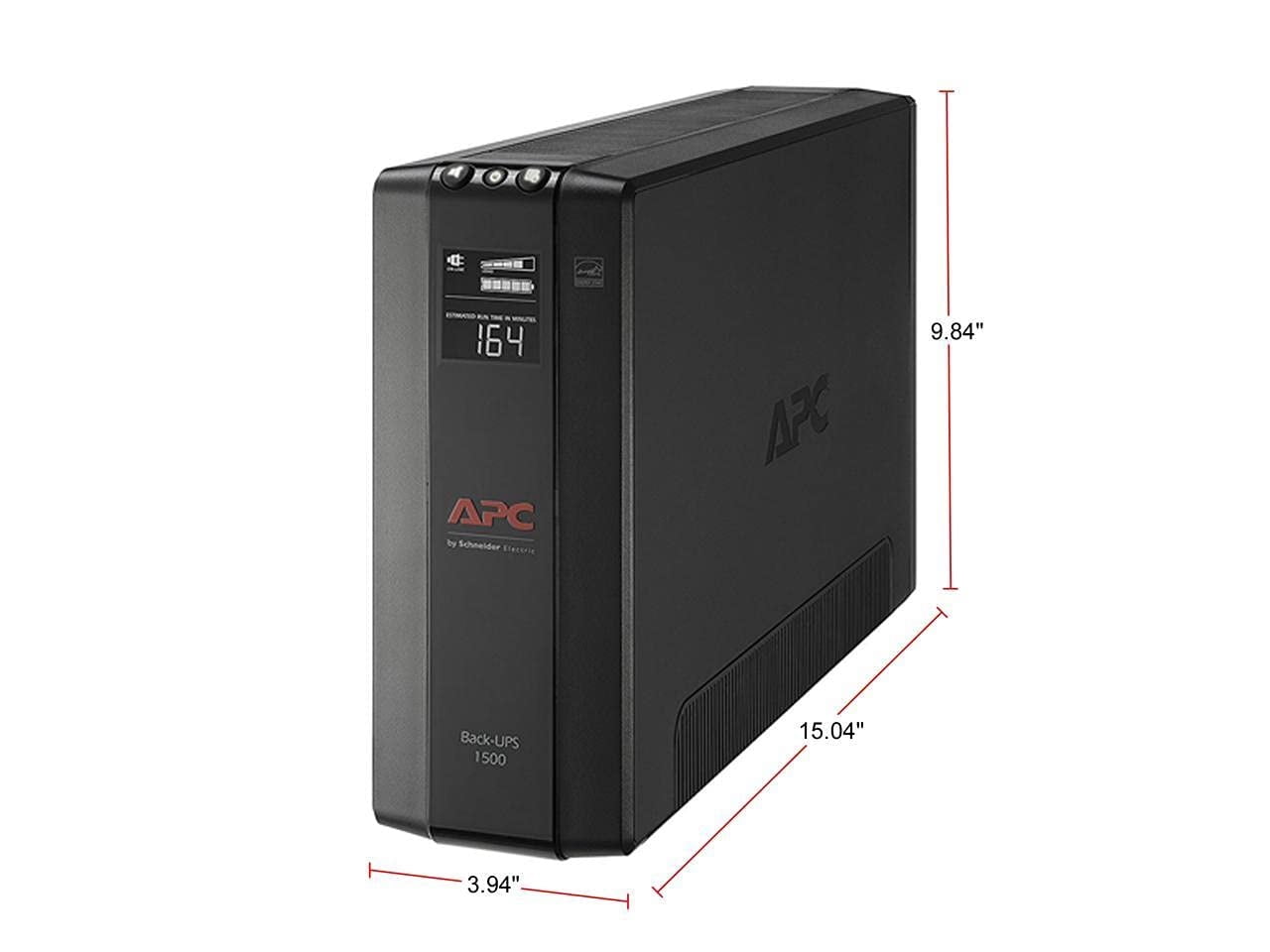 APC UPS, 1500VA Back-UPS Pro Battery Backup & Surge Protector, 900W Backup Battery Power with AVR (BX1500M)