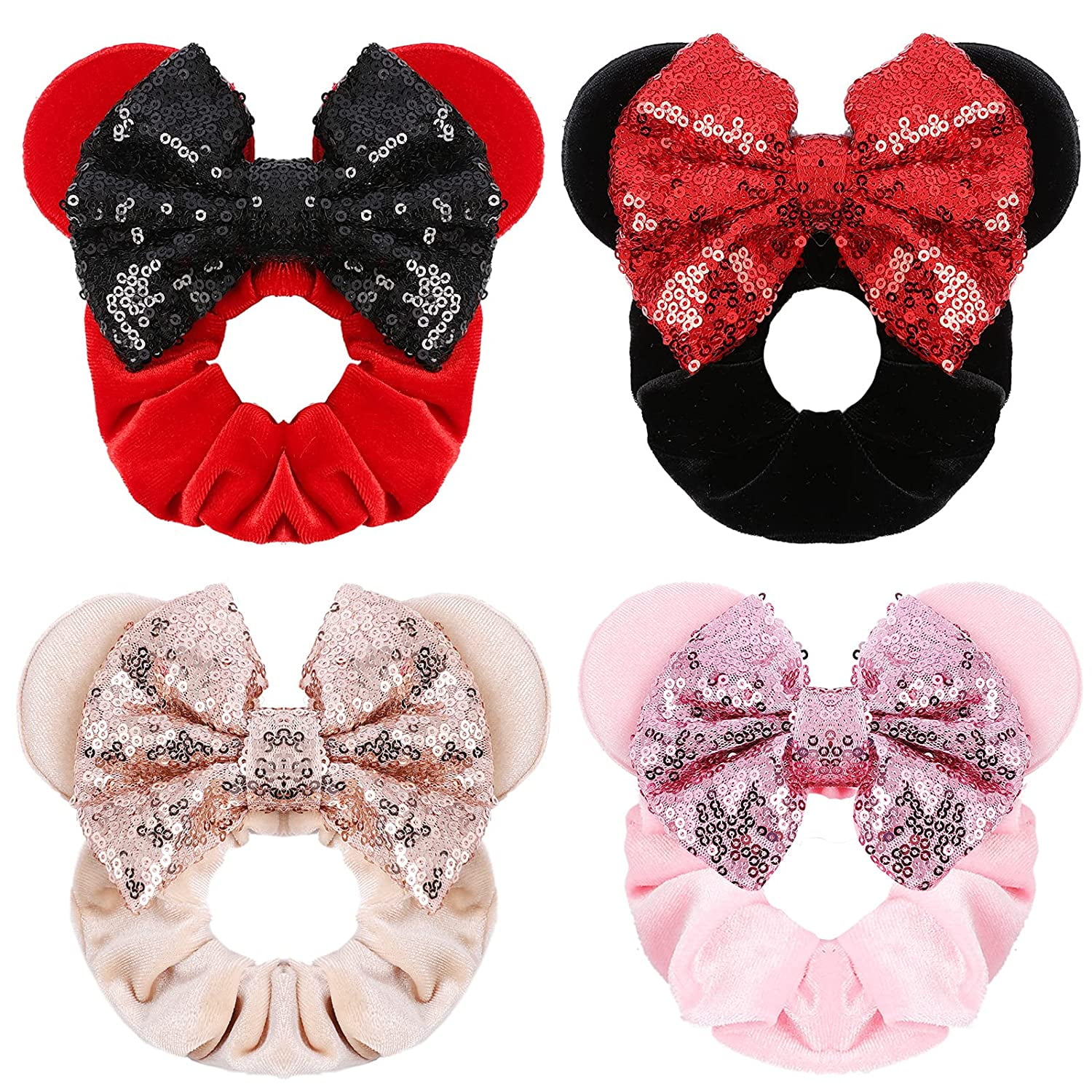 Bow Rubber Hair Rope Ponytail Holder Hair Tie Band Hair Accessories for Women