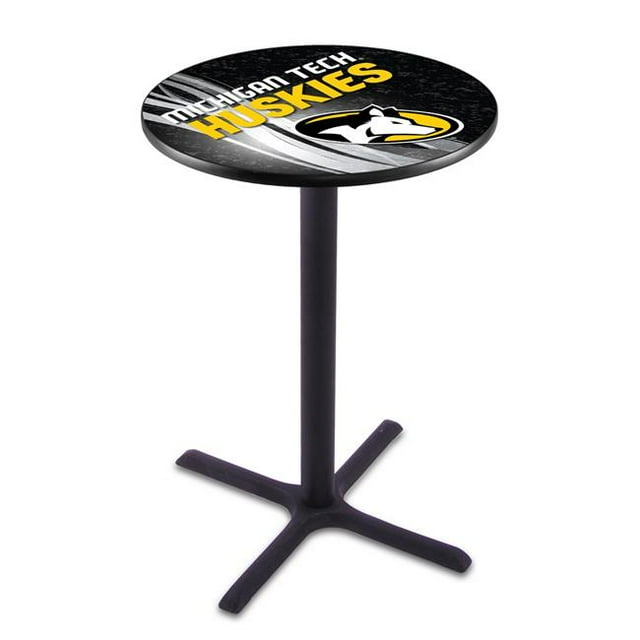 Holland Bar Stool L211B4236MITech-D2 42 in. Michigan Tech Huskies Table de Pub avec 36 in. Haut