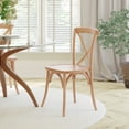 thumbnail image 4 of Emma + Oliver Hand Stained Driftwood X-Back Chair, 4 of 14