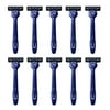 Harry's Men's Disposable Razors, 3-Blade Razors with Lubricating Strip and Pivoting Head, 10 count