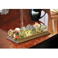 thumbnail image 4 of 4 Row Challenge Coin Holder - Military Coin Display Stand - Amazing Military Challenge Coin Holder - Holds 19-25 Coins 4 Rows Made in The USA! (Solid Walnut), 4 of 4