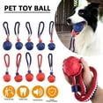 thumbnail image 2 of SharkTRUE Dog Ball Toys Bouncy Rubber Ball Chew Toys Pet Dog Toy Ball With String Interactive Toys Puppy Games Toys For Big Dog, 2 of 9