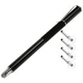 thumbnail image 2 of OFFIGAM 5pcs Round Black Stylus Pen Set with Conductive Microfiber Tips for Writing and Drawing on Tablets and Touchscreens, 2 of 10