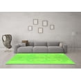 thumbnail image 3 of Ahgly Company Indoor Rectangle Abstract Green Modern Area Rugs, 7' x 9', 3 of 4