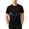 thumbnail image 2 of Kalauyu Athletic Shirts for Men Round Neck Short Sleeve Quick Dry Gym Active T Shirt Breathable Moisture Wicking Summer Sport Tops, 2 of 7