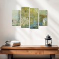 thumbnail image 2 of Elephant Stock Lotus Dream Wall Art - Horizontal Multi Panel Canvas - Living Room Wall Decor - Floral And Botanical Multi Panel - Green And Blue Decor By Jodi Fuchs - 24" x 14", 2 of 4