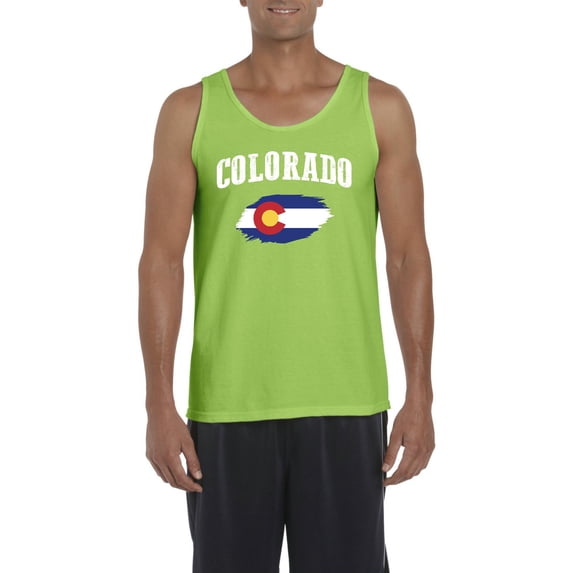 Normal is Boring - Men's Tank Top for Men, up to Men Size 3XL - Colorado Flag