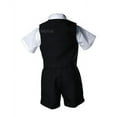 thumbnail image 4 of Baby Boy & Toddler Formal Vest Shorts Black Suit Extra Vest Bow Tie 7pc Set S-4T, 4 of 6