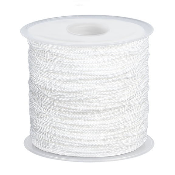 150 Yards White Nylon String 1.5mm Bracelet String Wind Chime Cord Jewelry Beading Thread Blinds Lift Shade Cord DIY