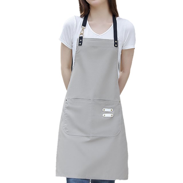 Advancent Delantal de lona Cómodo vestido de trabajo resistente al desgaste Ropa de trabajo para el hogar Ropa para el hogar Restaurante Cafetería Herramientas y accesorios para hornear Beige Advancent HA011662-04