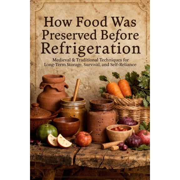 How Food Was Preserved Before Refrigeration: Medieval & Traditional Techniques for Long-Term Storage, Survival, and , (Paperback)