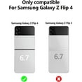 thumbnail image 2 of Gradient Magnetic Samsung Galaxy Z Flip 4 5G Phone Case, Compatible with MagSafe, Upgraded Camera Lens Film Protection Shockproof Matte Cases for Galaxy Z Flip 4 6.7" (Green Blue Gradient), 2 of 11