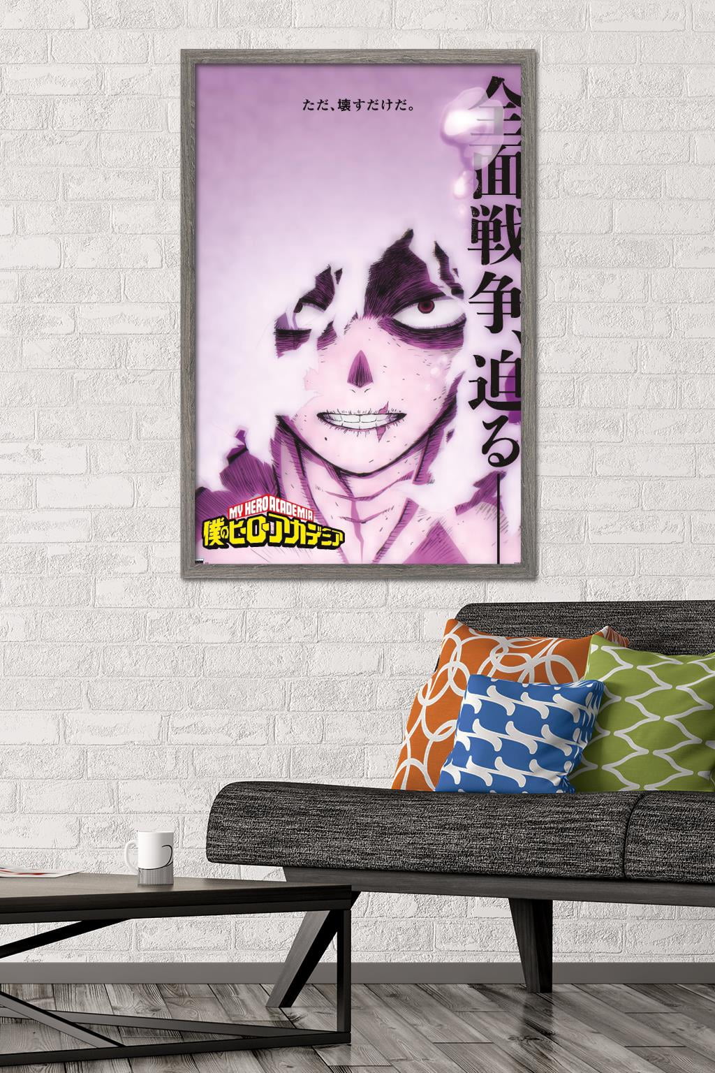 My Hero Academia: Season 6 - Shigaraki Key Art Wall Poster, 22.375" x 34" Framed