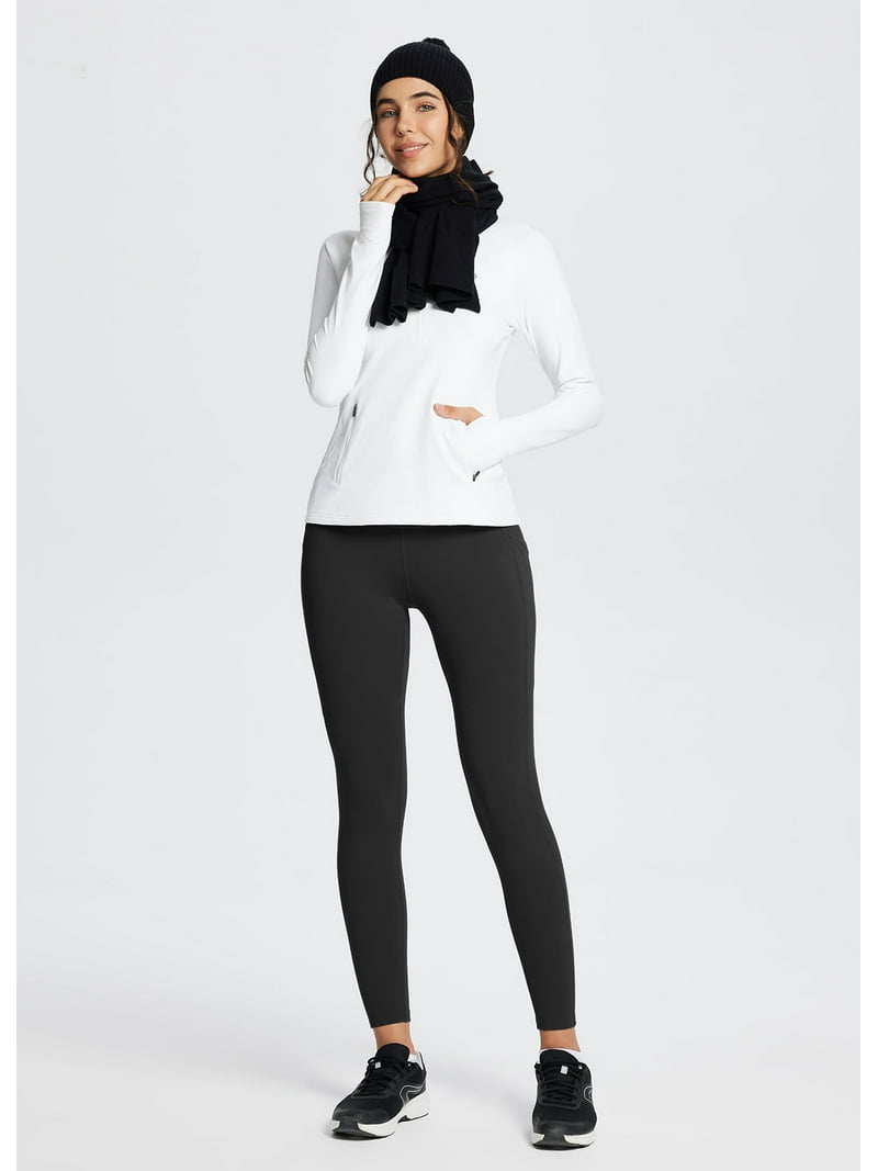 Womens Fleece Fleece Lined Yoga Pants Petite Yogipace Petite