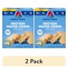 (2 pack) Atkins Snack, Protein Crisp Wafer, Lemon Creme, 10g Protein Dessert, Low Carb, 5 Count