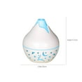 thumbnail image 3 of Humidifier, Wood Grain Color-Changing Aroma Diffuser, USB-Powered Portable Mist Device with Silent Night Light, White, 3 of 7