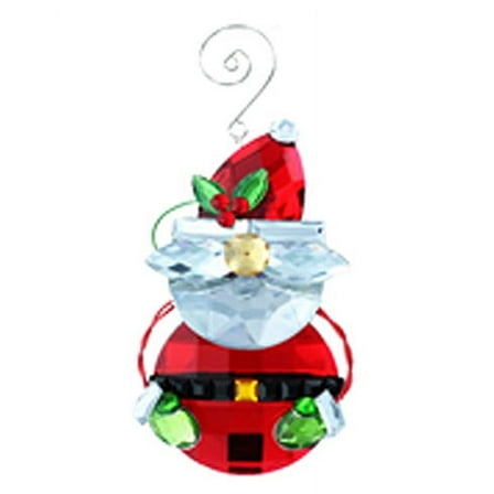 Santa Claus Faux Crystal Christmas Ornament - By Ganz
