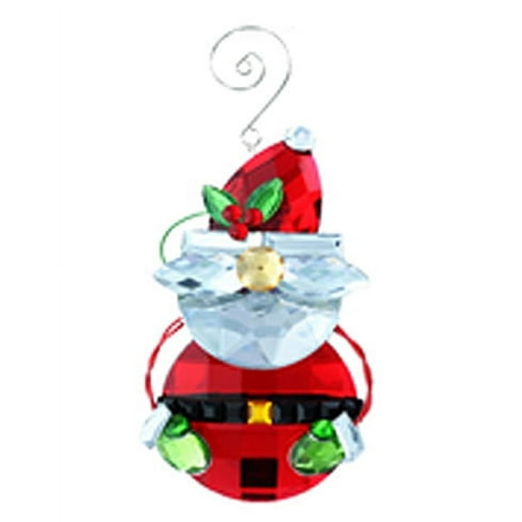 Santa Claus Faux Crystal Christmas Ornament - By Ganz