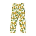 thumbnail image 6 of Uemuo Pineapple Pattern Men's Wide Leg Palazzo Lounge Pants with Pockets Light Weight Loose Comfy Casual Pajama Pants-Small, 6 of 9