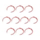 thumbnail image 4 of Pulsera de cordón trenzado de nailon de 10 piezas para hacer elegantes pulseras deslizantes ajustables Rojo Argenta Zulema Pulsera deslizante, 4 of 8