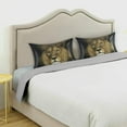 thumbnail image 3 of Natural Portrait Lion Satin Pillowcase for Hair and Skin Silk Pillowcase, Standard Size(20x26 inches) - Slip Cooling Satin Pillow Covers with Envelope Closure Home Decor Gifts, 3 of 7