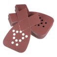 thumbnail image 1 of Unique Bargains 24 Packs 1200 Grits 12 Holes Hook & Loop Sandpapers Triangular Sanding Pads Sheets with Extra Tips, 1 of 6