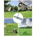 thumbnail image 6 of Lawn Leveling Rake,Stainless Steel Lawn Leveler with 45”x10” Ground Plate, 78” Adjustable Long Handle, Heavy Duty Large Level Yard Tool for Grass, Golf Field, Level Soil or Dirt Ground Surfaces-Green, 6 of 6