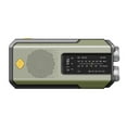 thumbnail image 1 of 2000mAh Multifunctional Hand Crank Radio Type-C Rechargeable Weather Radio Power Bank Phone Charger Solar Disaster Prevention ,Handy Bright, 1 of 2