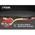 thumbnail image 3 of STIGA Pro Carbon Performance-Level Table Tennis Racket with Carbon Technology for Tournament Play, 3 of 13
