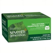 Seventh Generation Tall Kitchen Drawstring Bags 13 Gallon - Pack of 12