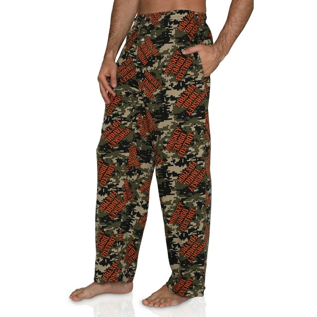 Fun Boxers Pantalon de Pyjama et de Détente pour Hommes à Imprimés Amusants « Spectacle Me The Money »