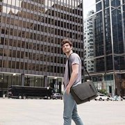 Travelon Anti-Theft Urban Messenger Bag Black 14x10.25x4.75 Polyester 43500-500