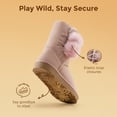 thumbnail image 3 of Dream Pairs Girls Boys Kids Winter Snow Suede Mid Calf Boots Faux Fur Lined FuzzyChic Kid's Lolly for Little Big Kid, 3 of 6