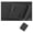 Black, variant on Strong PU Leather Car Sun Visors Wallet with Double Layer Card Pockets & Eyewears Storage for Drives Licenses & Cash Use