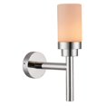 thumbnail image 1 of Afina L-101 Single LED Bathroom Lighting Tapered Glass Sconce - Polished Chrome, 1 of 1