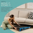 thumbnail image 3 of Lifepro Small Portable Walking Pad Treadmill with Adjustable Handlebar – 30" Mini Walking Pad for Home & Office, 3 MPH Compact Under Desk Treadmill - Blue, 3 of 10