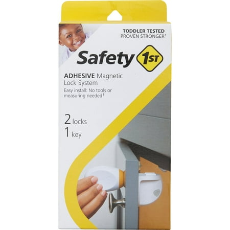 UPC: 0884392616526 | Safety 1st Adhesive Magnetic Lock System – 2 Locks and 1 Key White